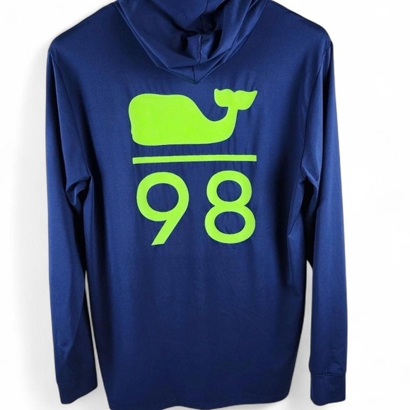 Vineyard Vines Men's Long Sleeve Graphic Whale 98 Hoodie Size L - Picture 3 of 6